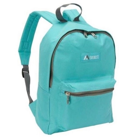 🎒Everest Backpack - Aqua Blue - Picture 1 of 3